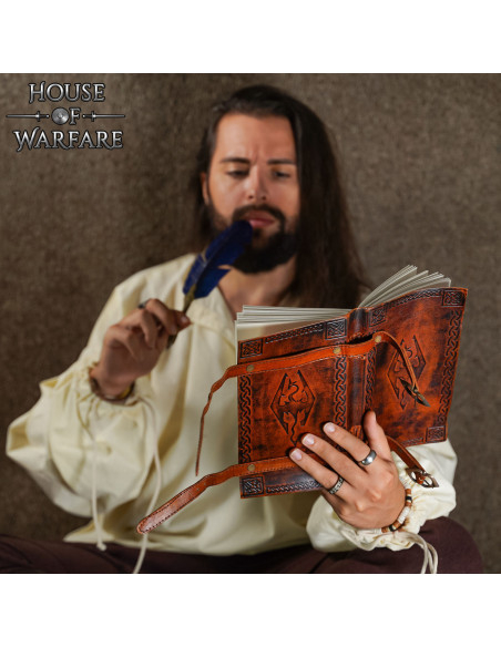 Diario medieval copertina in pelle...