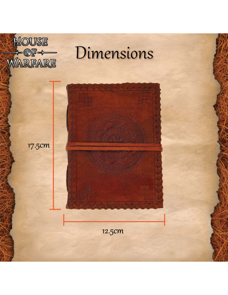 Diario medieval copertina in pelle...