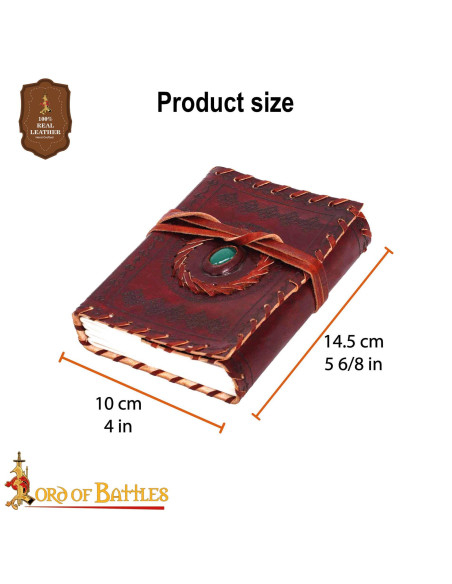 Diario medieval copertina in pelle...