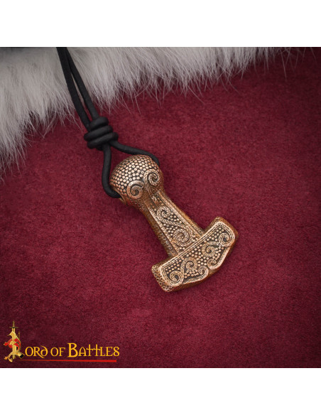 Ciondolo vichingo Mjölnir in bronzo... Ciondolo vichingo Mjölnir in bronzo...