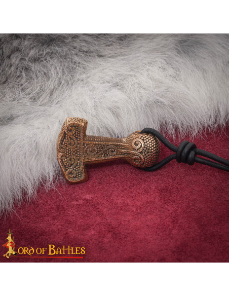 Ciondolo vichingo Mjölnir in bronzo... Ciondolo vichingo Mjölnir in bronzo...