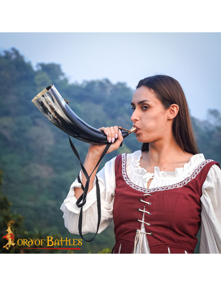 Corno medievale autentico con...