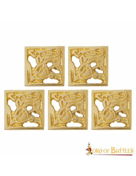 Set di 5 ornamenti vichinghi in...
