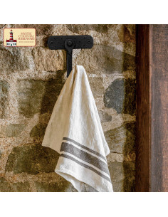 Supporto rustico da parete forgiato a mano (11x9,9 cm.) 2