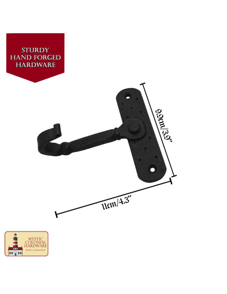 Supporto rustico da parete forgiato a...