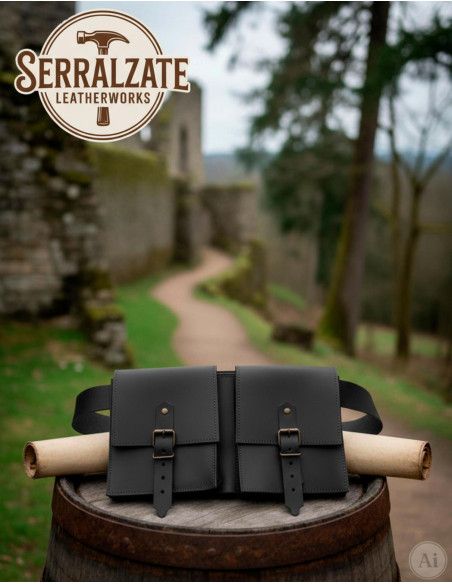 Borsa da cintura medievale DuoPouch... Borsa da cintura medievale DuoPouch...