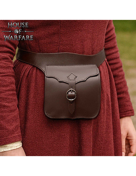 Borsa a tracolla in pelle marrone... Borsa a tracolla in pelle marrone...
