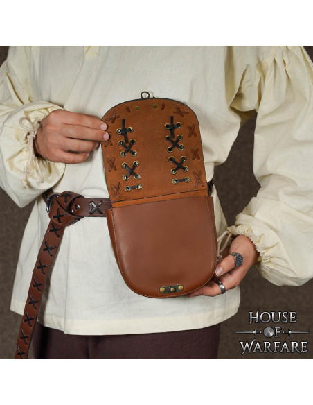 Borsa medievale con lacci per... Borsa medievale con lacci per...
