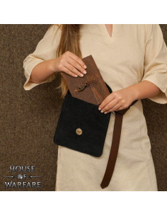 Borsa medievale in pelle scamosciata per cinture, colore... 2