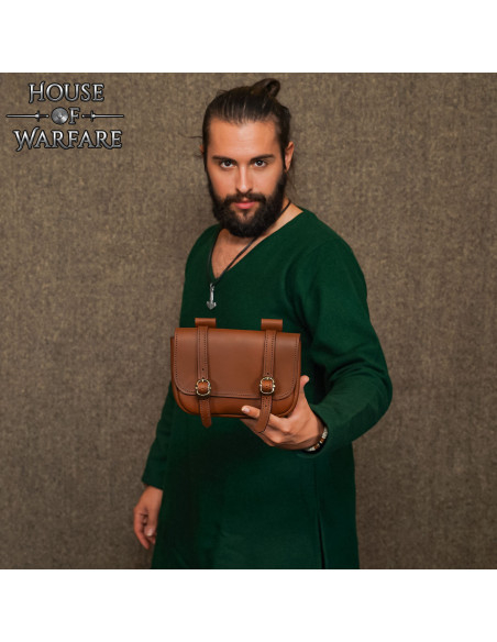 Grande borsa medievale doppia fibbia... Grande borsa medievale doppia fibbia...
