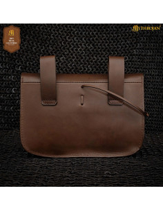 Borsa medievale per cintura con chiusura a corno, colore... 2