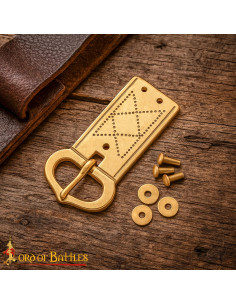 Fibbia geometrica Basso Medioevo, secoli XIV-XV