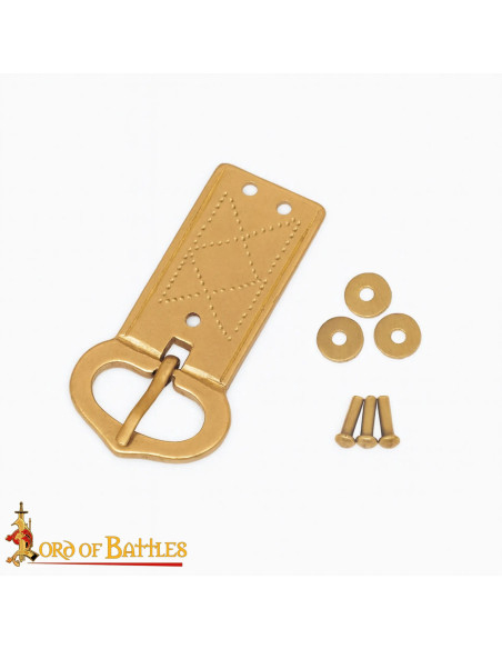 Fibbia geometrica Basso Medioevo,...