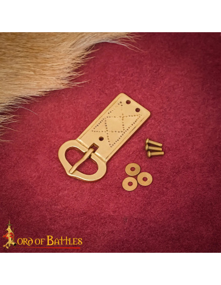 Fibbia geometrica Basso Medioevo,...