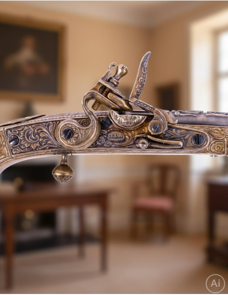 Pistola a pietra focaia, Scozia 1760