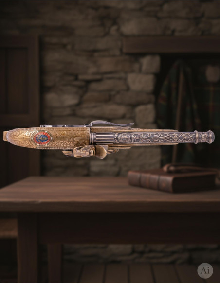 Pistola a pietra focaia, Scozia 1760