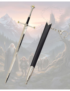 Portachiavi miniatura Spada Anduril del Signore degli Anelli