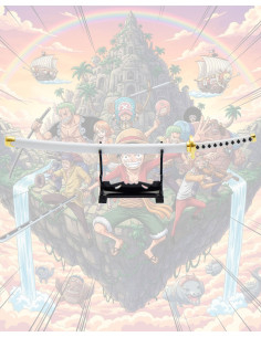 Mini katana con supporto Wado Ichimonji di Zoro, One Piece 2