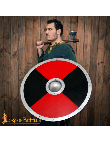 Scudo vichingo da combattimento in... Scudo vichingo da combattimento in...
