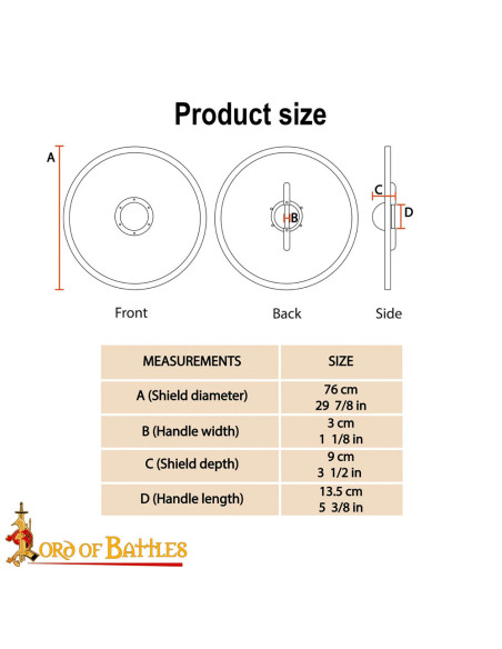 Scudo Funzionale Guerriero Vichingo...