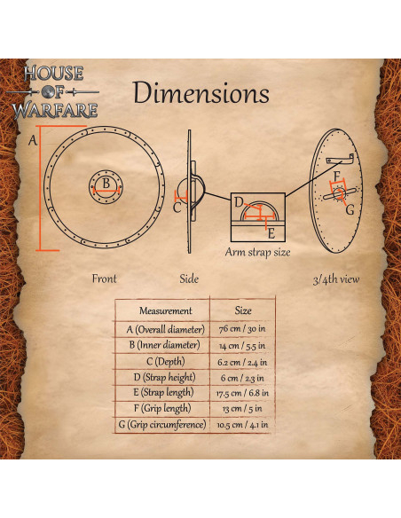 Scudo medievale da guerriero...