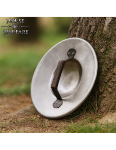 Brocchetta medievale funzionale in acciaio con manico... 2