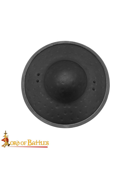 Brocche medievale in acciaio nera,...