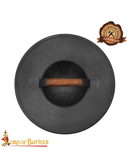 Brocche medievale in acciaio nera,...