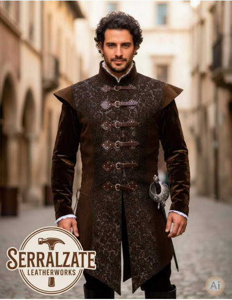 Gilet lungo rinascimentale in...