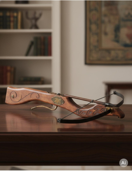 Balestra medievale testa di cervo, 60...