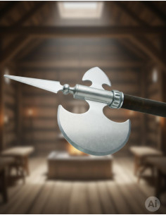 Ascia medievale rustica, 61 cm. 2