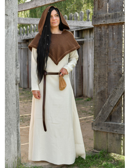 Abito vichingo base Celeste, lana,...