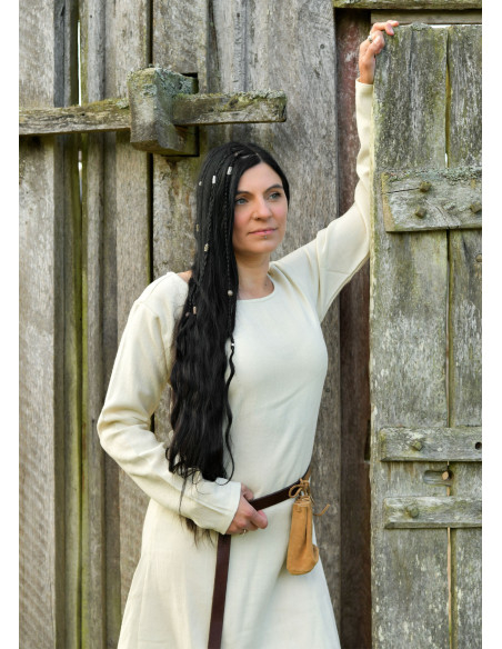 Abito vichingo base Celeste, lana,...