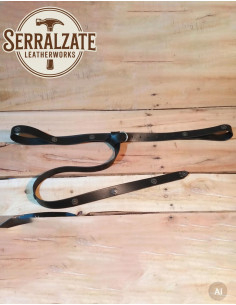 Cintura medieval lunga modello Julienne, nero 2