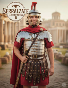 Cingolo Romano Militare in Pelle Marrone Scuro 2