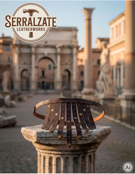 Cintura legionario romano in pelle,...