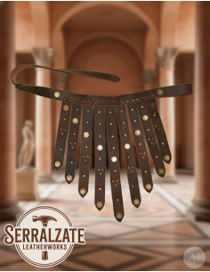 Cintura legionario romano in pelle, marrone scuro