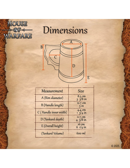 Boccale in acciaio e legno stile...