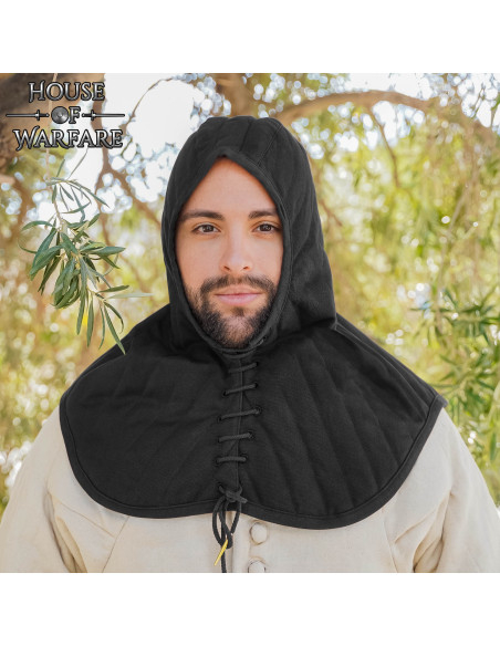 Gugel medieval imbottito in cotone,...