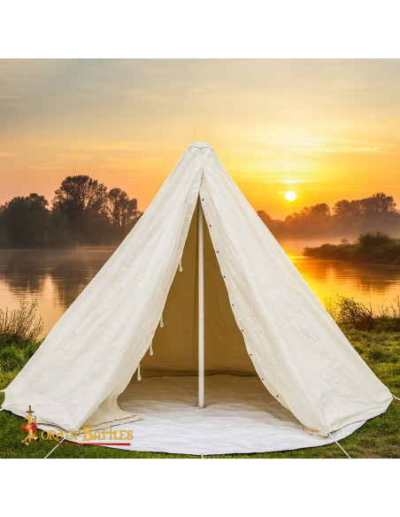 Tenda a punta medievale resistente in...