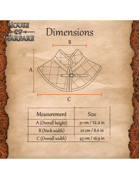 Gorjal medieval imbottito con...