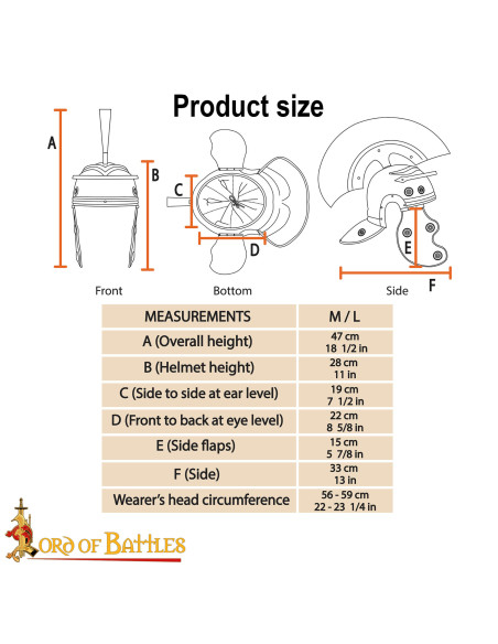 Casco da Centurione Romano con cresta...