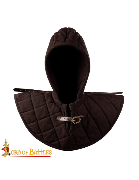 Cappuccio medievale imbottito in...