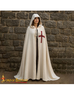 Mantello medievale Crociato Teutonico XIII secolo, colore...