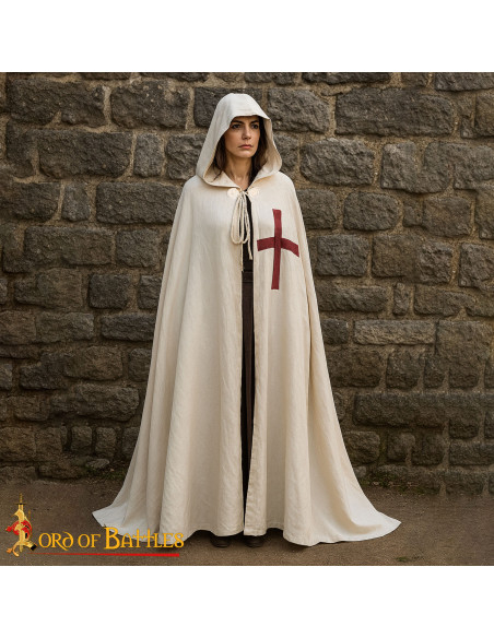 Mantello medievale Crociato Teutonico...