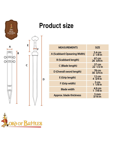 Gladio Romano Pompei decorativo...