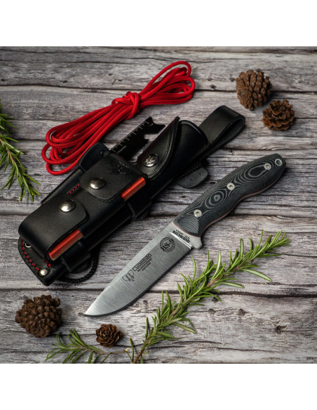 Coltello Cudeman BS9 Quercus nero Kit...