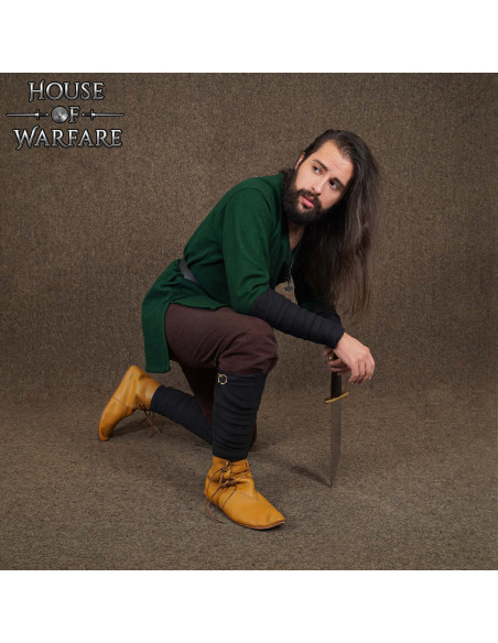 Winingas medievali in cotone nero,...