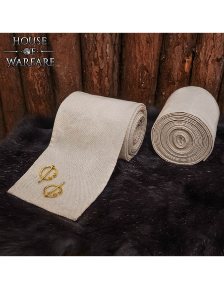 Winingas medievali in cotone bianco...