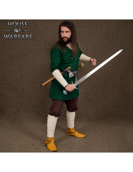 Winingas medievali in cotone bianco...